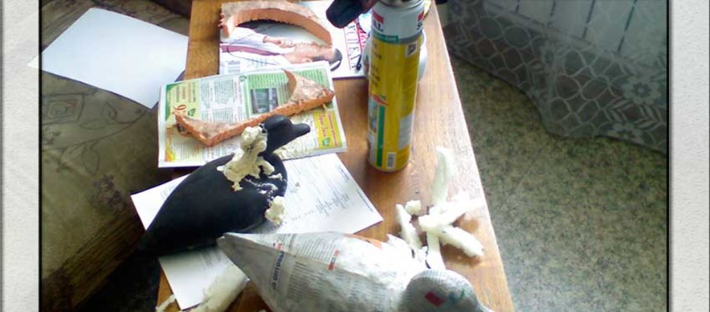 Как сделать чучело утки ?